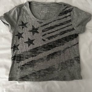 Aeropostale American Flag Baby Tee